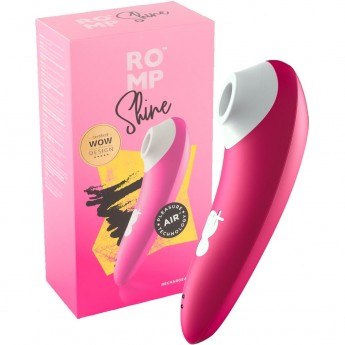 Бесконтактный клиторальный стимулятор WOMANIZER ROMP SHINE розовый