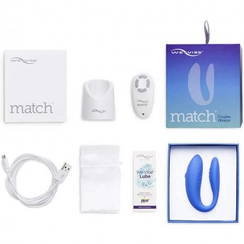 Вибратор для пар WOMANIZER We-Vibe Match голубой